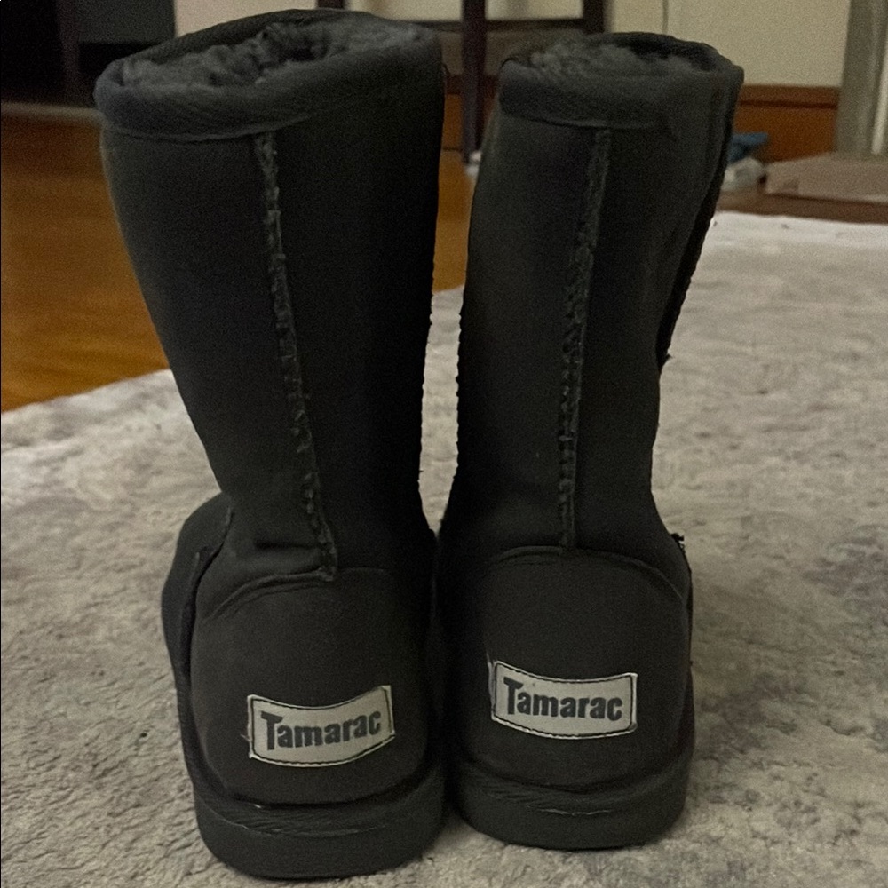 Kids Gray Tamarac faux fleece  Boots